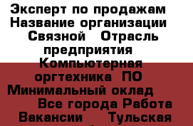 Эксперт по продажам › Название организации ­ Связной › Отрасль предприятия ­ Компьютерная, оргтехника, ПО › Минимальный оклад ­ 24 000 - Все города Работа » Вакансии   . Тульская обл.